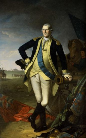george-washington George Washington at the Battle of Princeton by Charles Willson Peale
